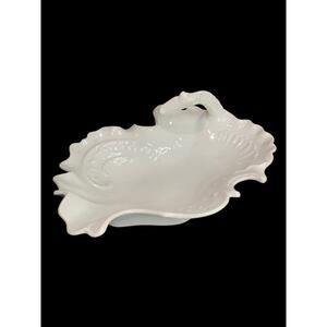 Vintage Gerold Porzellan Bavaria White Dish Bowl 6620 Western Germany